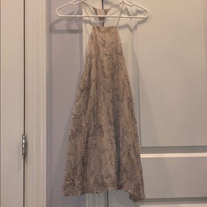 Snake Print Dress
